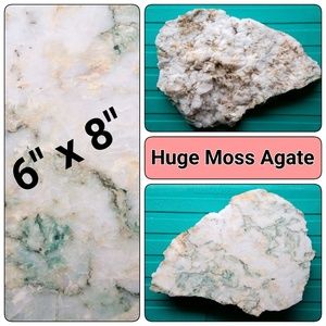 Huge Moss Agate Slab